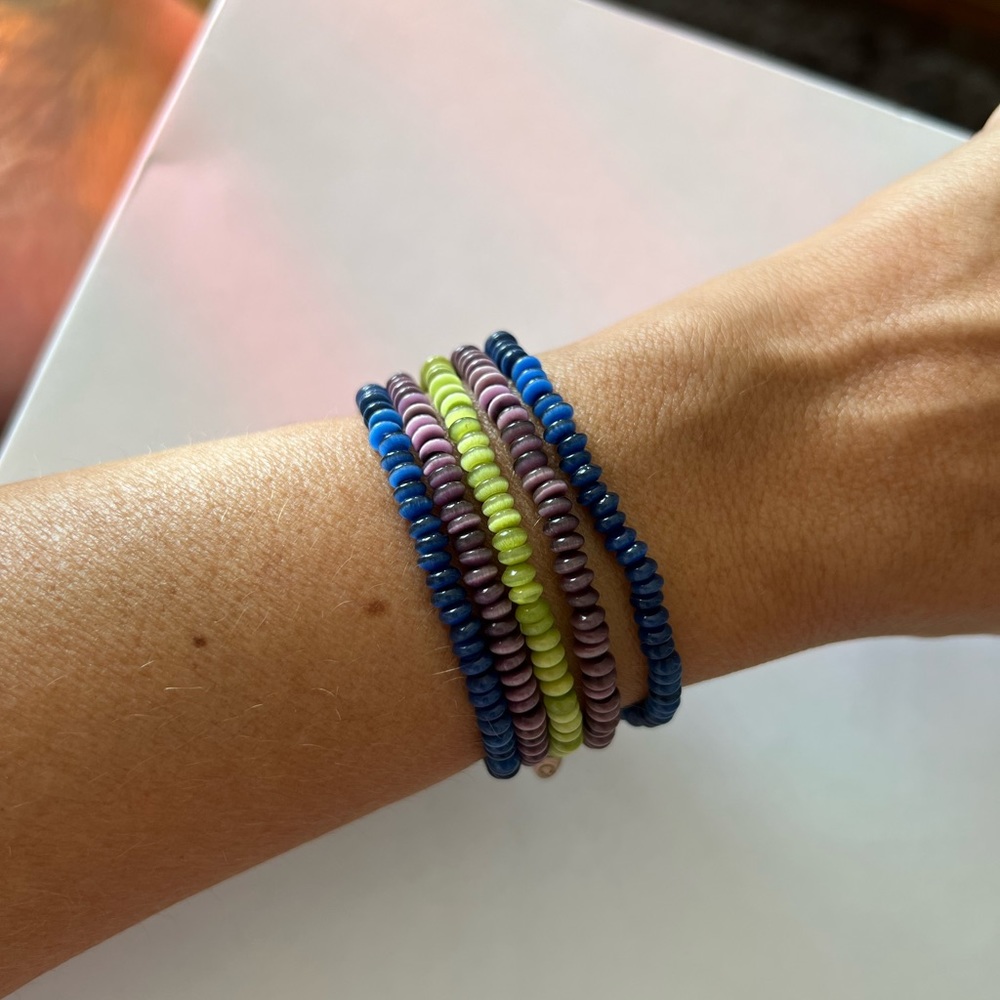 Rachel Lynn x Corri Lynn beaded bracelet stack - 6.25”